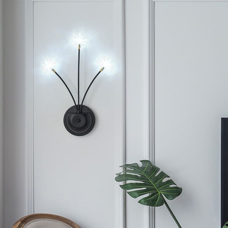 Sala de estar sombreada Vidromas livianos de pared liderada Simplicidad nórdica de iluminación de pared