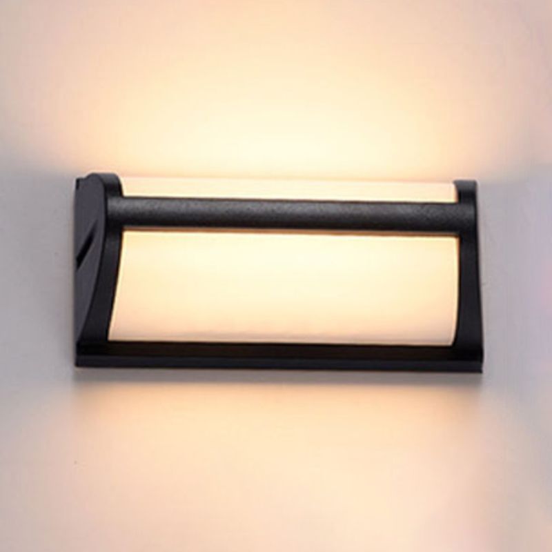 Contemporary Style Geometric Wall Mounted Lamps Metal 1 Light Wall Light Sconce
