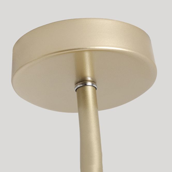 Simple Metallic Ceiling Lamp Contemporary Flush Mount Light Fixture