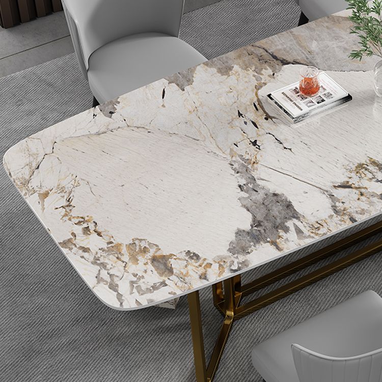 Scandinavian Style 1/2/5/7 Rectangle Dining Room Table Set for Home