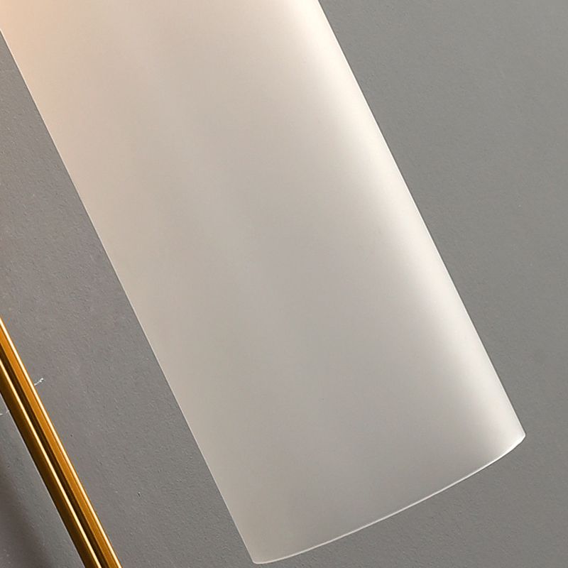 Glass Cylinder Wall Light Sconces Minimalism 1 Light Wall Mounted Lamp