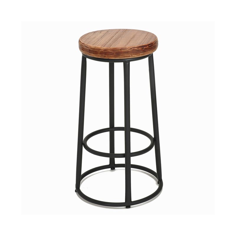 Industrial 1/2/3 Pieces Counter Height Set Rectangle Solid Wood Pub Table Set