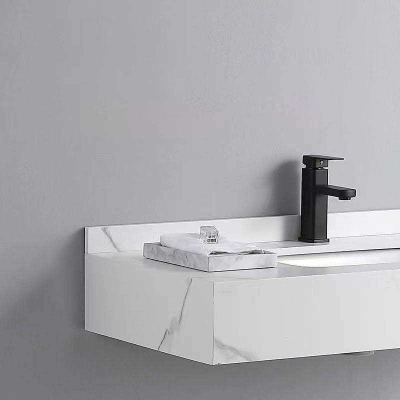 Stone Bathroom Vanity Modern Space Saver Vanity for Bathroom