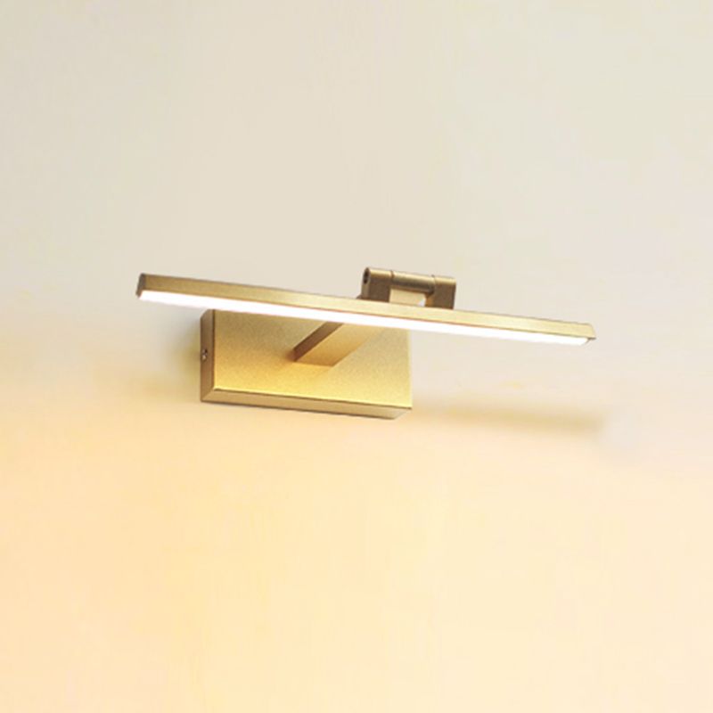 Moderner minimalistischer Stil Linearer Wandmontage Leuchte Aluminium Wandmontierte Waschtischlichter für Badezimmer
