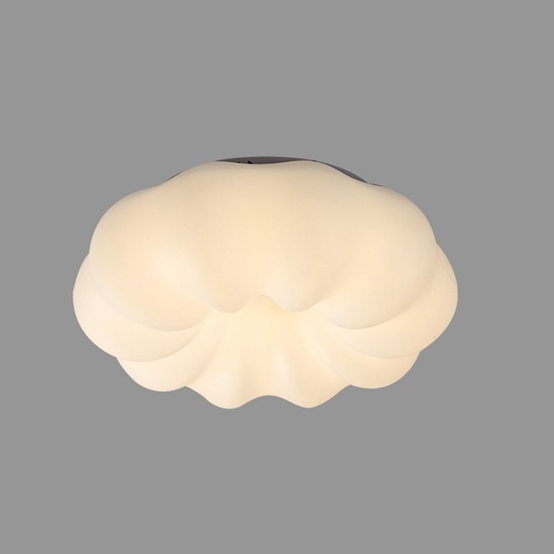 Cloud Shape 1 - Light Flush Mount Light Cream White Acrylic Modern Ceiling Flush