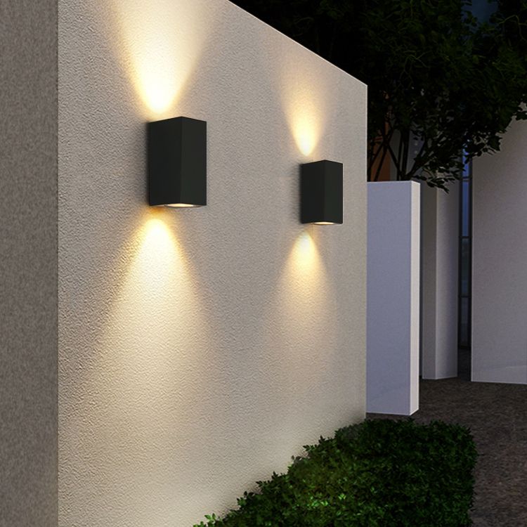 Lámpara de pared contemporánea doméstica arriba y abajo apliques de pared LED para el pasillo del porche