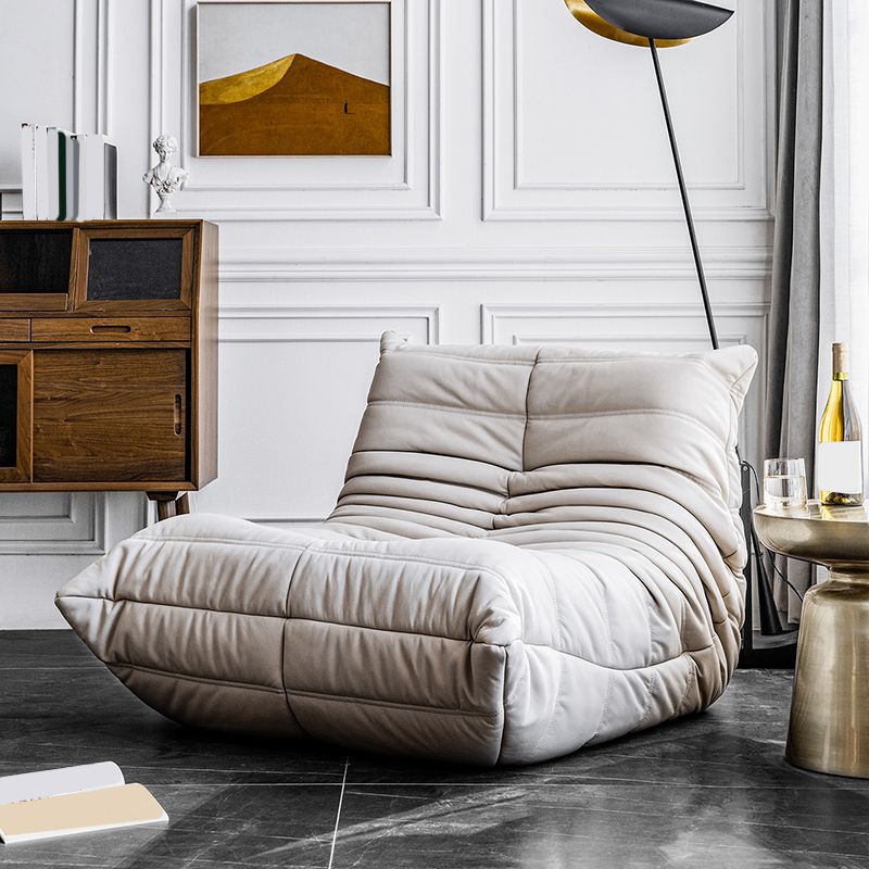 Modern Parsons Chair, Solid Color Accent Chair with Biscuit Back