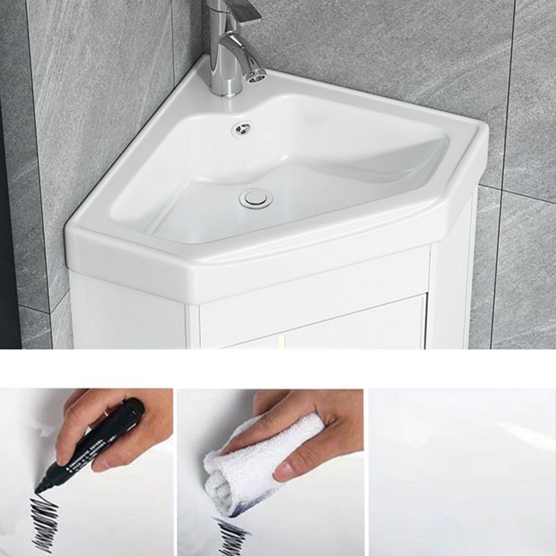 Creative Sink Vanity Wall Mount Triangular Wall Mount Vanity Cabinet