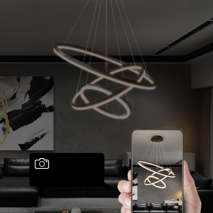 Apparecchi a soffitto in metallo nero Minimalismo Minimalismo LED ALIMENTI A TERIME