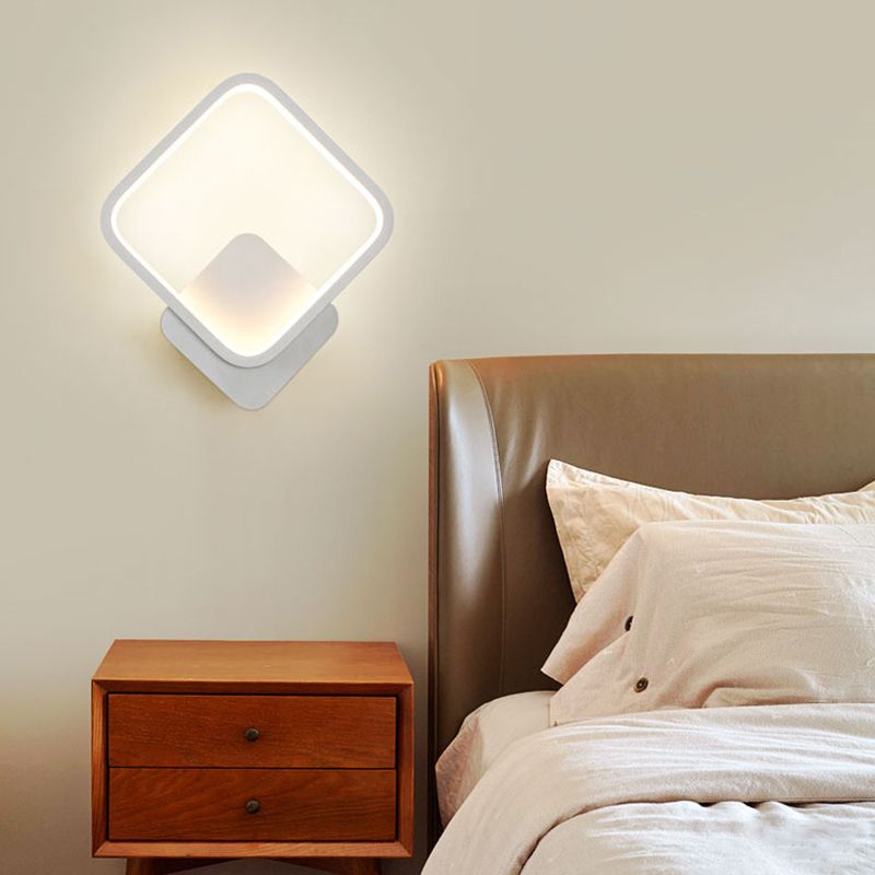 Modern Metallic Wall Light Linear LED Wall Light Sconce for Bedroom