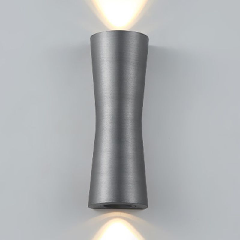 2 Light Metal Wall Sconce Postmodern Wall Mounted Light Fixture for Living Room