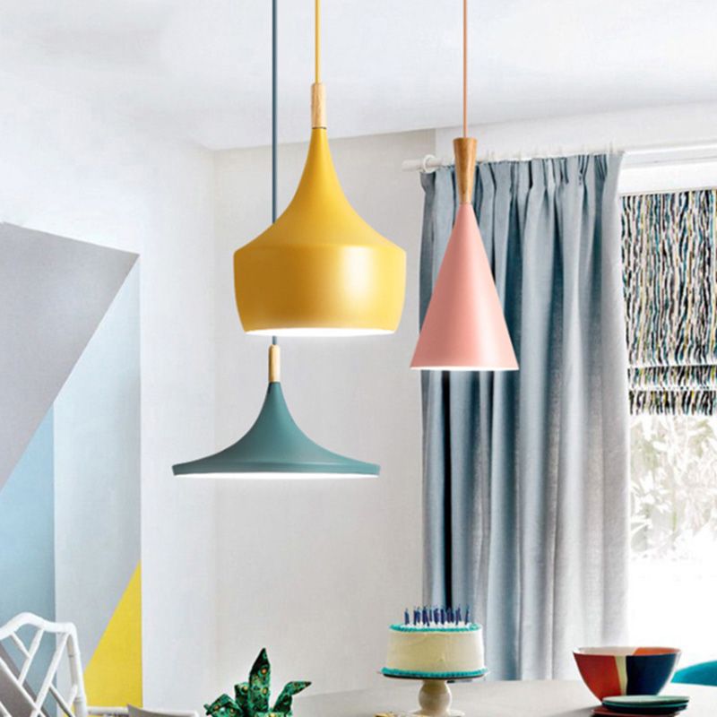 Macron Loft Candy Candy Apped Hanging Light Light METAL METAL CONSIGLIO per negozio di stoffa