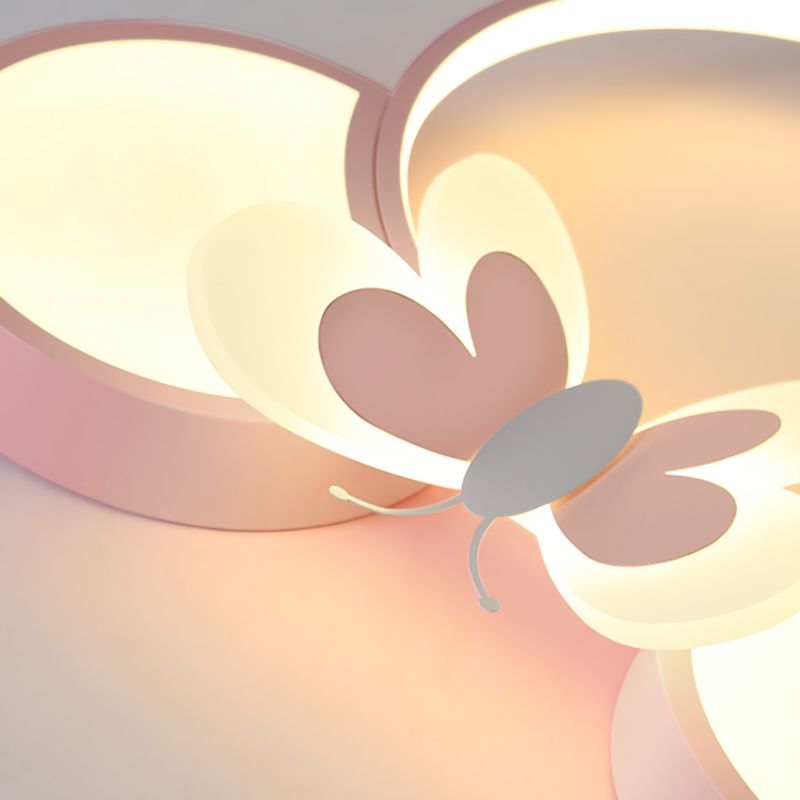 Modern Style LED Ceiling Lights Lovely Cartoon Flush-mount Lamp for Kid's Room