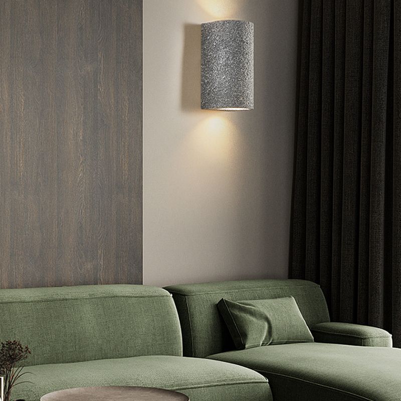 Contemporary Style Wall Lighting Ideas Cylinder Shade Wall Lamp for Living Room