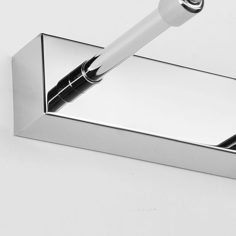 Lampada a parete a LED contemporanea per vanità a barra metallica per bagno