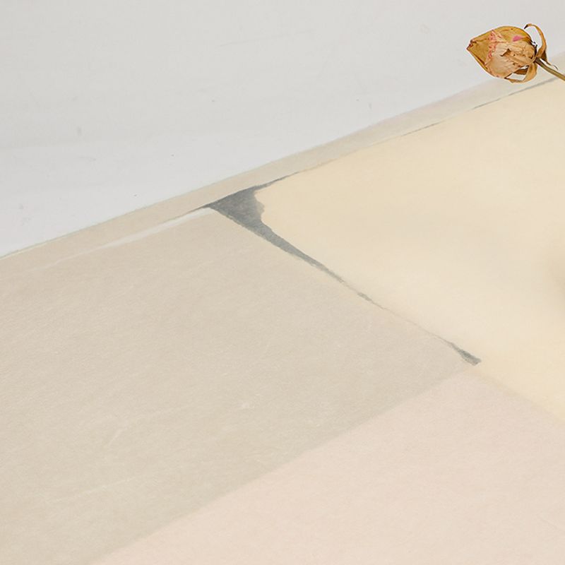 Modern Living Room Area Carpet Color Block Polyester Area Rug Stain Resistant Rug