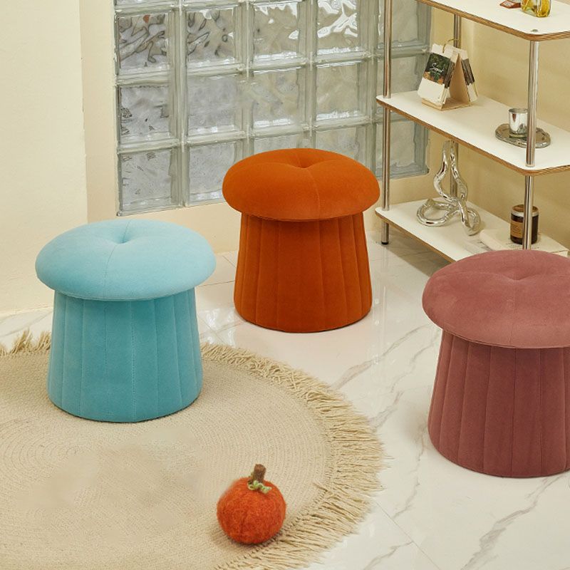 Modern Multi Colors Pouf Round Resistant Pouf for Drawing Room
