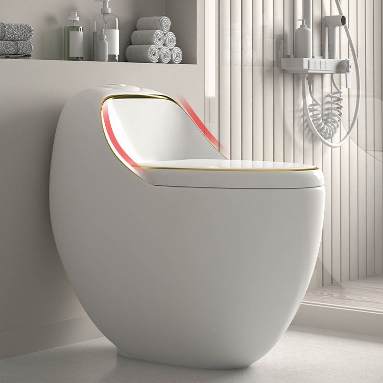 Siphon Jet Toilet Bowl Floor Mounted All-In-One Urine Toilet