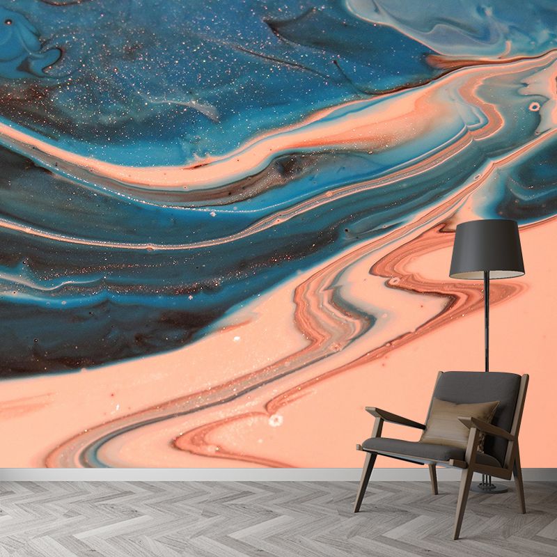 Oil Painting Mildew Resistant Wall Abstract Pattern Wallpaper Sitting Room Wall Mural