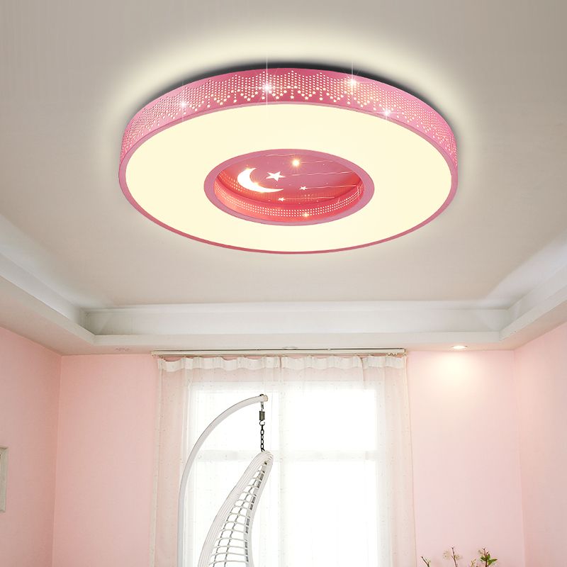 Ciel étoilé créatif encastré lumière moderne chambre plafonnier pour chambre d'enfants