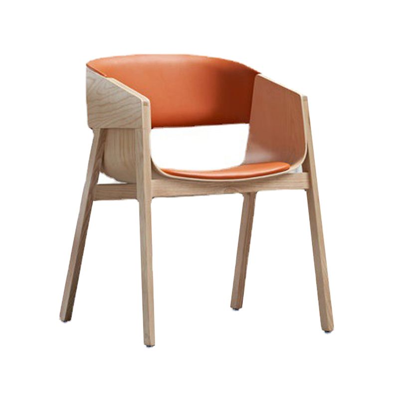 Traditional Wood Dining Arm Chairs Open Back Dining Side Chair