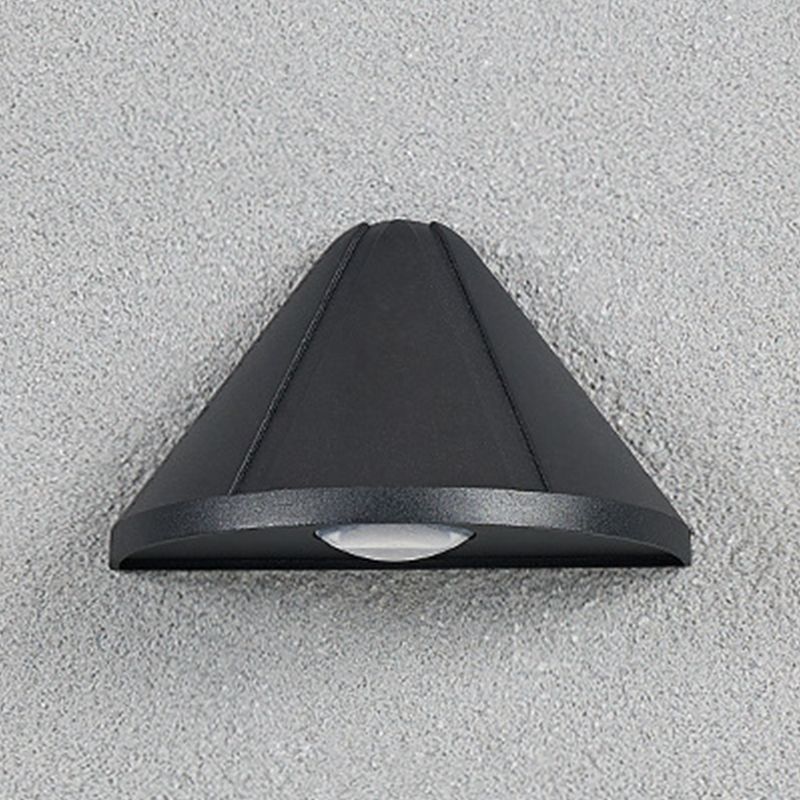 Single Modernism Black/White Wall Mounted Sconce Statement LED Wall Light