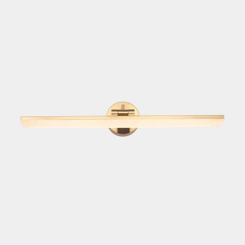 Swing Arm LED Bath Bar Minimalism Acrylic Wall Mounted Vanity Light for Bathroom