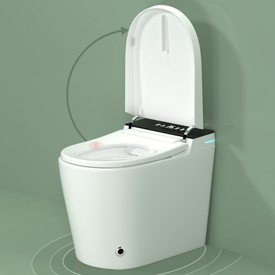 Modern Flush Toilet One Piece Toilet Floor Mounted ABS Siphon Jet Urine Toilet