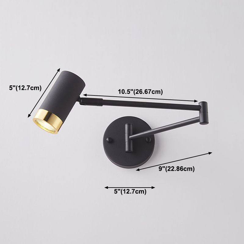 Modern Style Wall Light Household Wall Light Sconce with Adjustable Arm