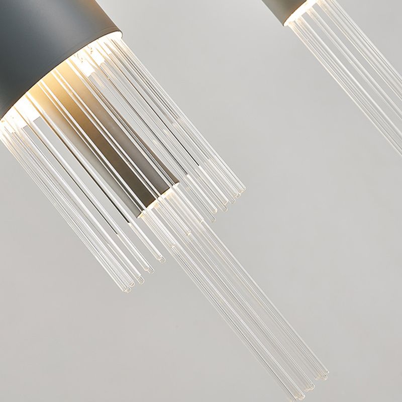 1 éclairage de suspension géométrique légère