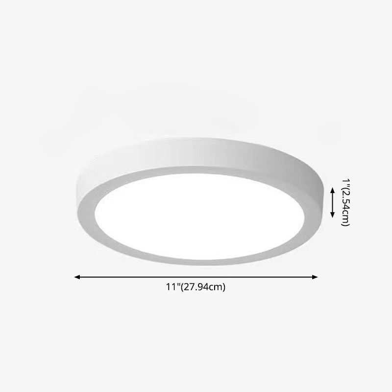 Luminaires encastrés en aluminium de style moderne de luminaire de plafond de bâti de cercle blanc