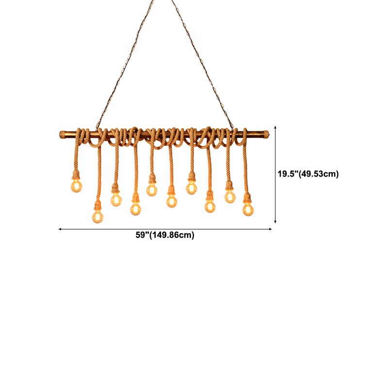 Simple Hanging Island Light Industrial Hanging Lighting Fixture for Dining Room