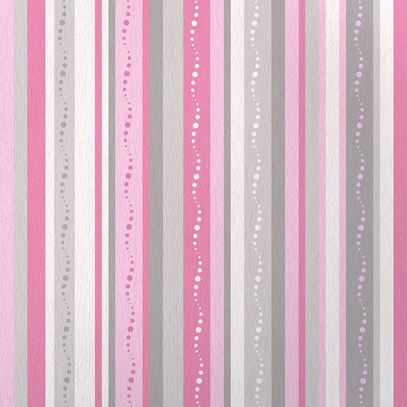 Modern Style Illustration Mural Wallpaper Stripe Indoor Wall Mural