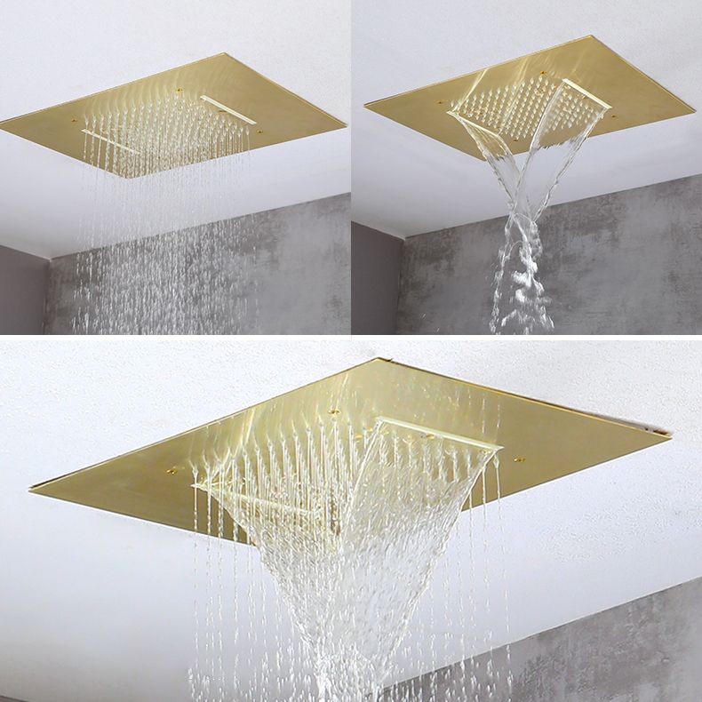 Modern Shower Trim Brass Body Jets Adjustable Shower Head Shower System