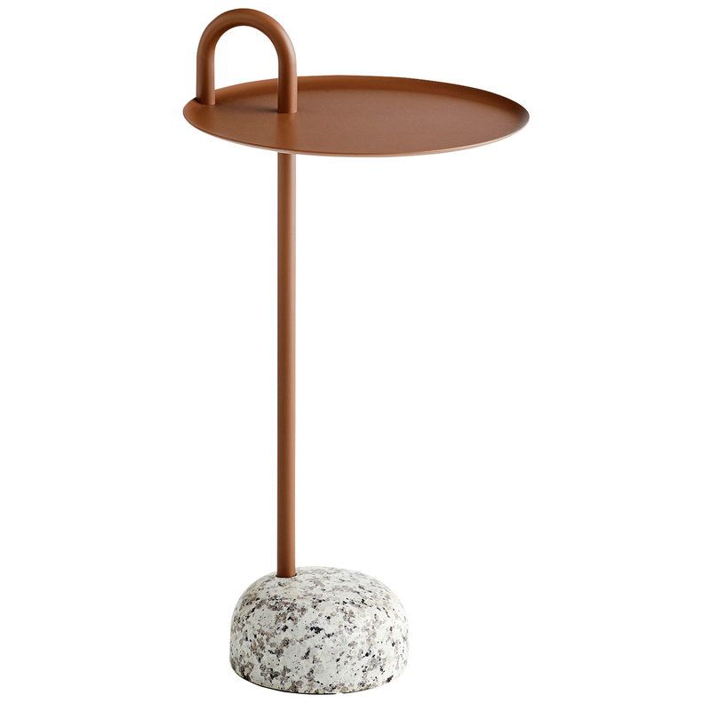 27.6" Tall Modern Nordic Fashion End Table Small Cafe Side Table
