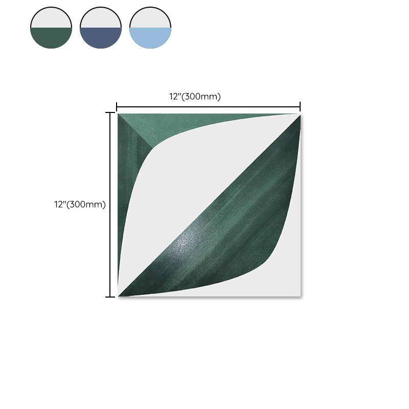 Modern Style Floor Tile Printing Pattern Square Straight Edge Waterproof Floor Tile