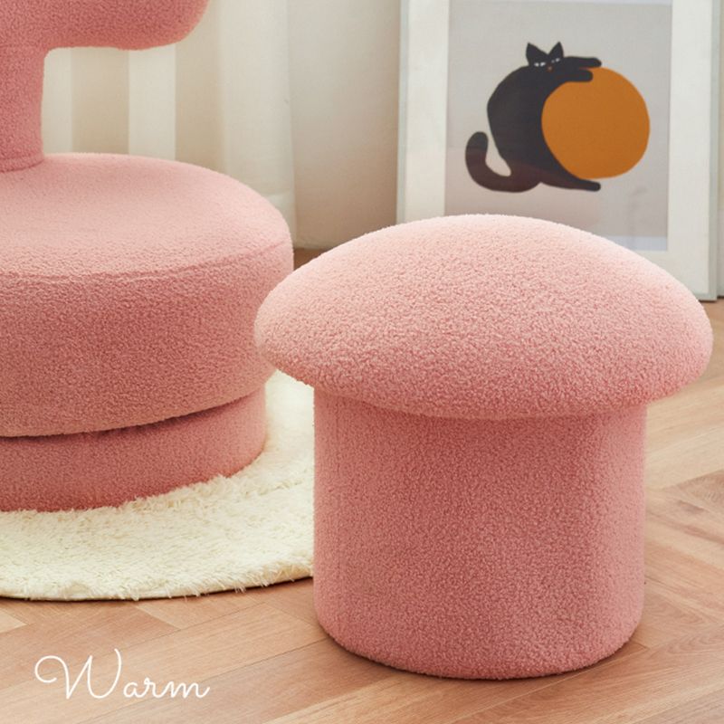 Contemporary Ottoman Tufted Mildew Resistant Mildew Resistant Velvet Specialty Ottoman