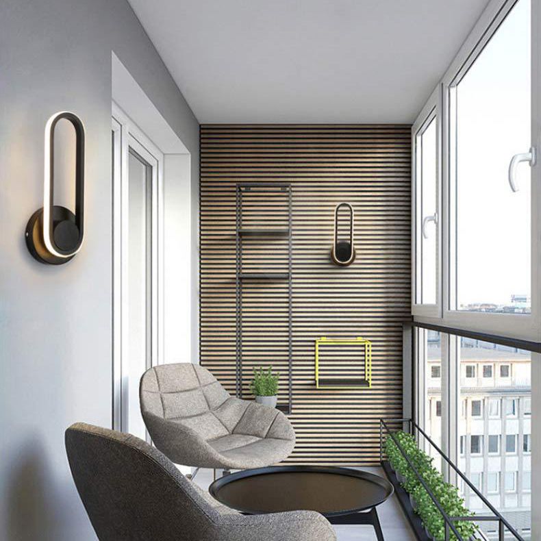 1 Licht geometrische Schatten Wandleuchte moderne Metall Wandmontageleuchte