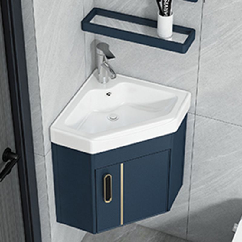 Creative Sink Vanity Wall Mount Triangular Wall Mount Vanity Cabinet