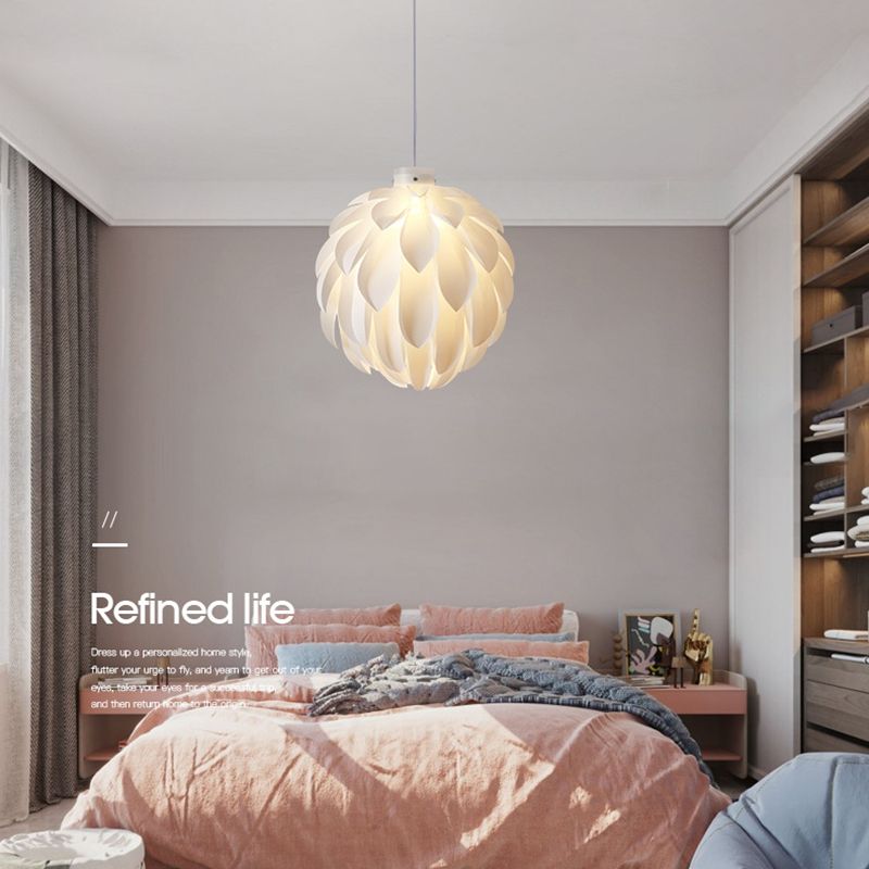 1 Light Pendant Modern Simple Style Ceiling Hanging Light Fixtures for Bedroom