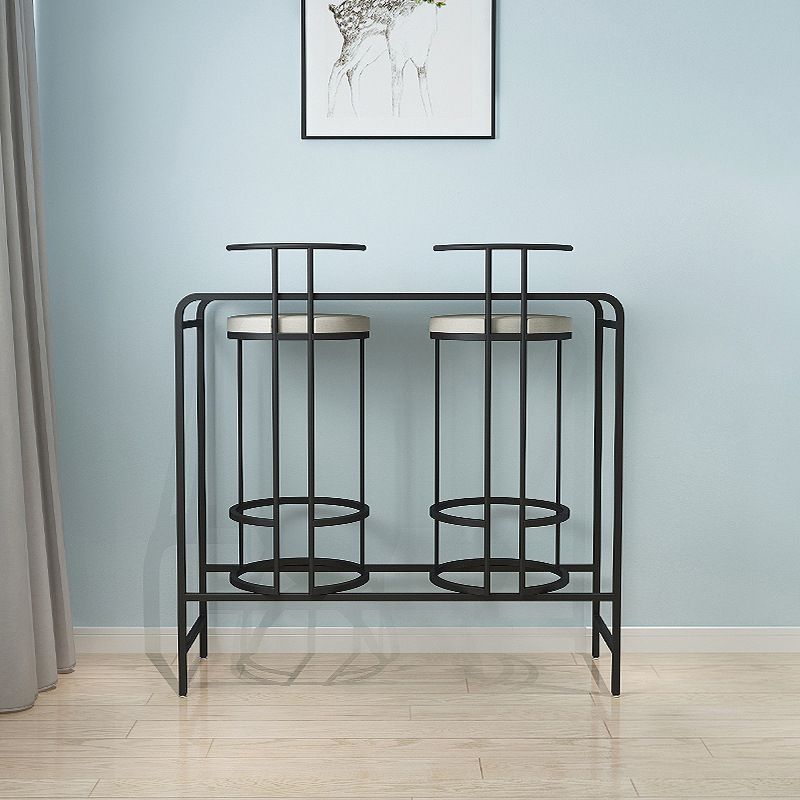 Industrial Pub Dining Set 1/3 Pieces Rectangular Table and Stool