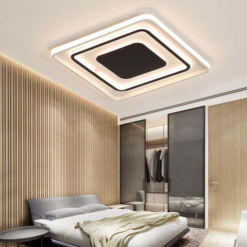 Modern Simple Style LED Lamp Flush Mount Ceiling Light for Living Room Bedroom