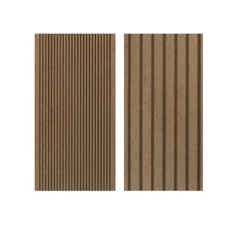 Outdoor Wooden Decking Tiles Waterproof Striped Pattern Flooring Board