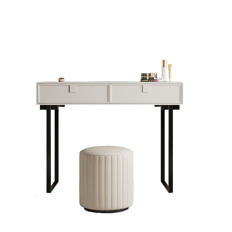 Standing White Makeup Vanity Desk Bedroom Vanity Dressing Table Set