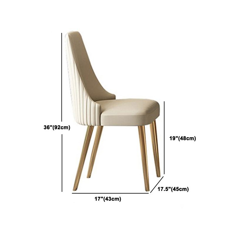 Glam Style Rectangle Table Set 1/4/5/7 Pieces Dining Set for Kitchen