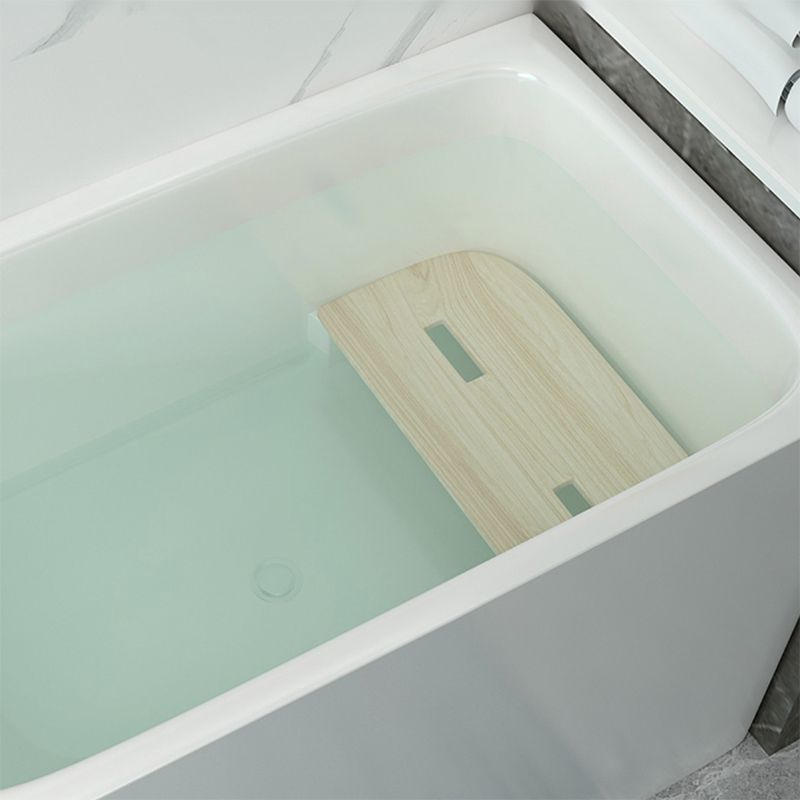 Modern Style Apron Front Bathtub Rectangular Acrylic Bathroom Bathtub
