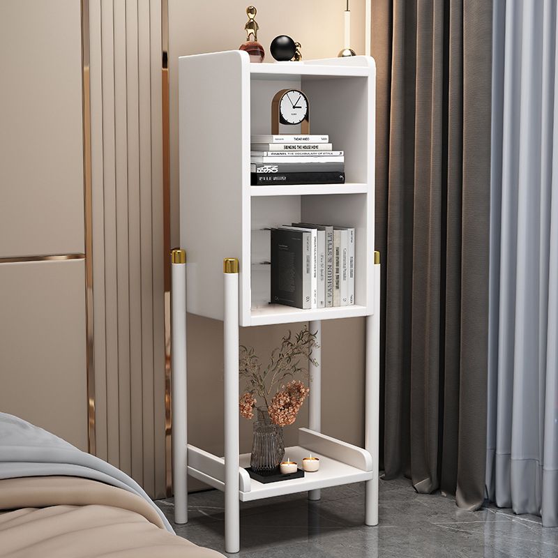 Standard Contemporary Bookcase Wooden Closed Back Bookshelf with Shelves