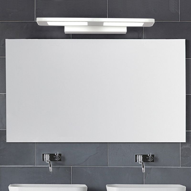 Éclairage d'éclairage mural géométrique en acrylique minimalisme Moup de montage LED Moup de montage en blanc