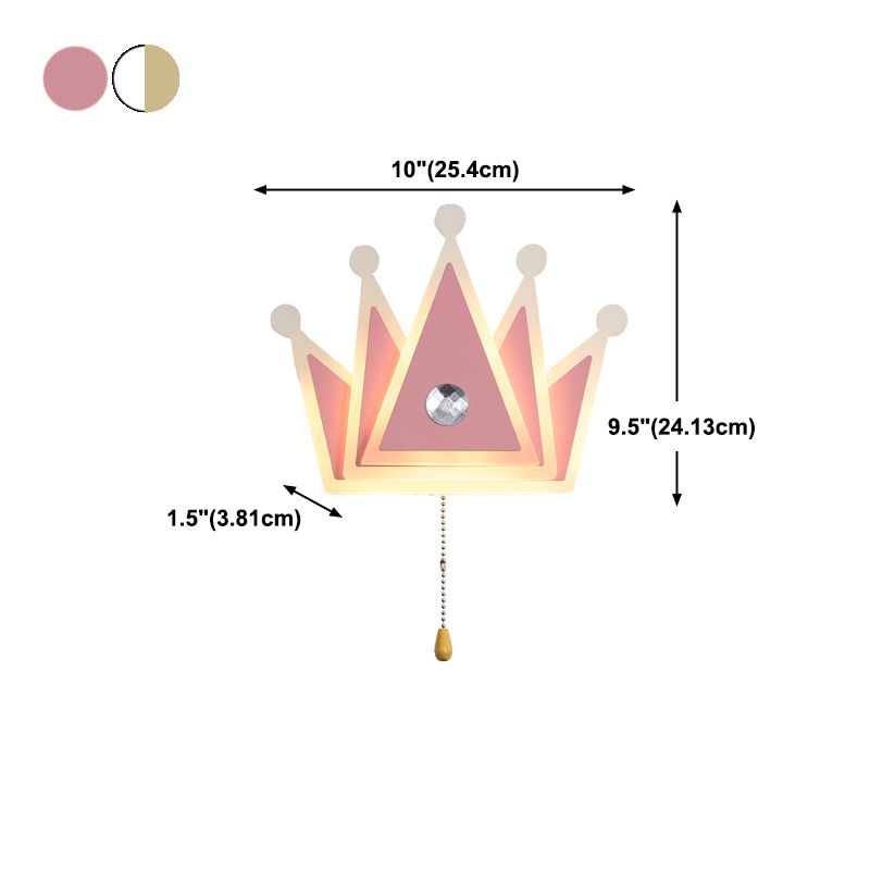 Modern Style Unique Shape Wall Sconce Metal Wall Light for Bedroom