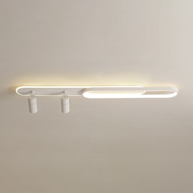 Plafonnier LED moderne met en lumière les luminaires encastrés en métal